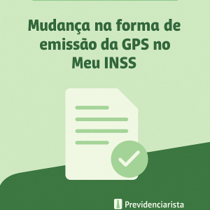 emissão da GPS no Meu INSS